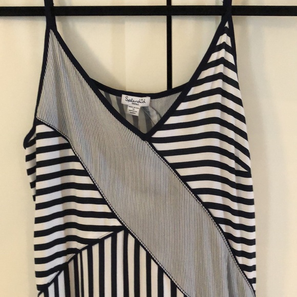 NWT Splendid V-Neck Spaghetti Strap Midi Dress S - Picture 2 of 8